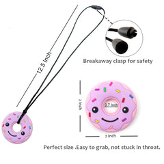 Maberry Sensory Chew Necklace teardrop shape supports self-regulation during tasks