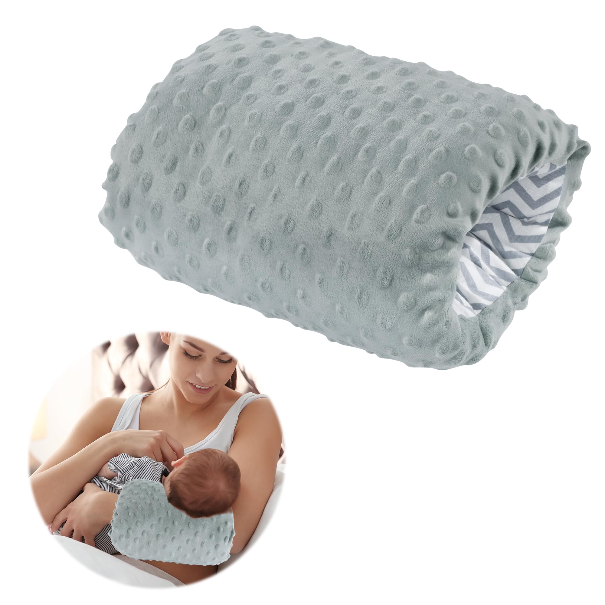 MABOZOO arm pillow with flower print for cozy nursing sessions