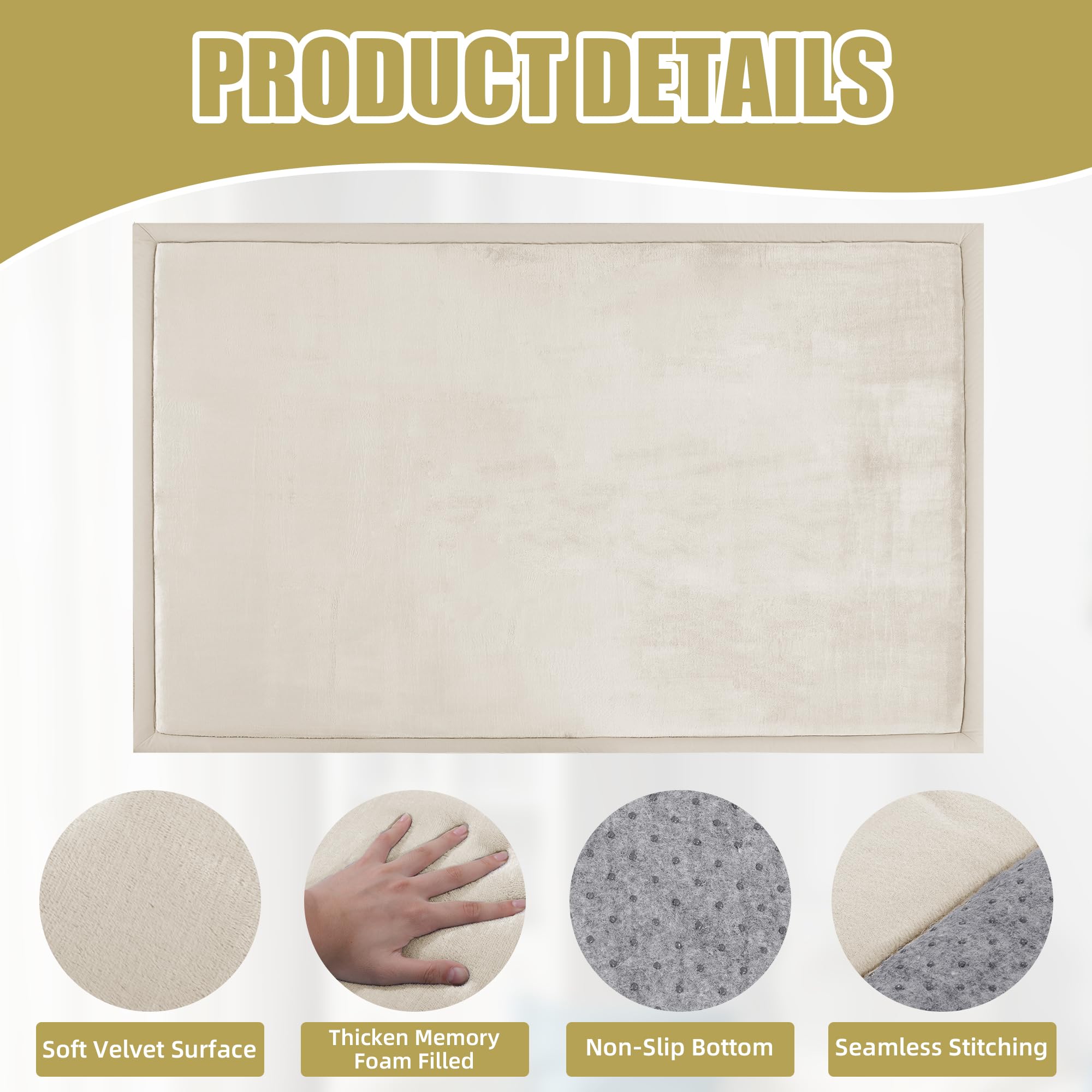MABOZOO easy-care mat can be refreshed with steam or ironing.