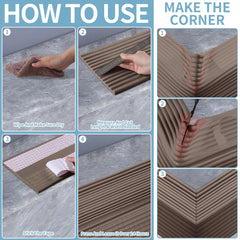 MABOZOO edge-pad-on-fireplace assembly illustrates custom fit and seamless look.