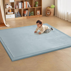 MABOZOO extra thick play mat foam padding cushions babies during play.