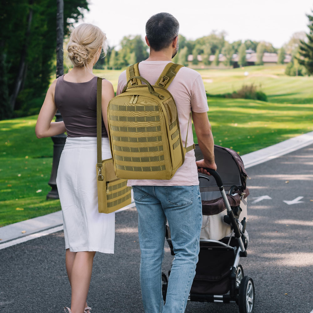 MABOZOO family-ready backpack supports moms and dads on adventures.