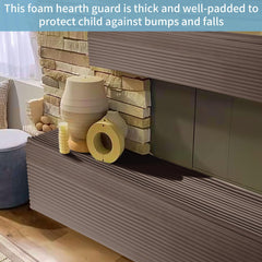 MABOZOO fireplace-edge-cushion-long-rolls demonstrates extended coverage for larger hearths.