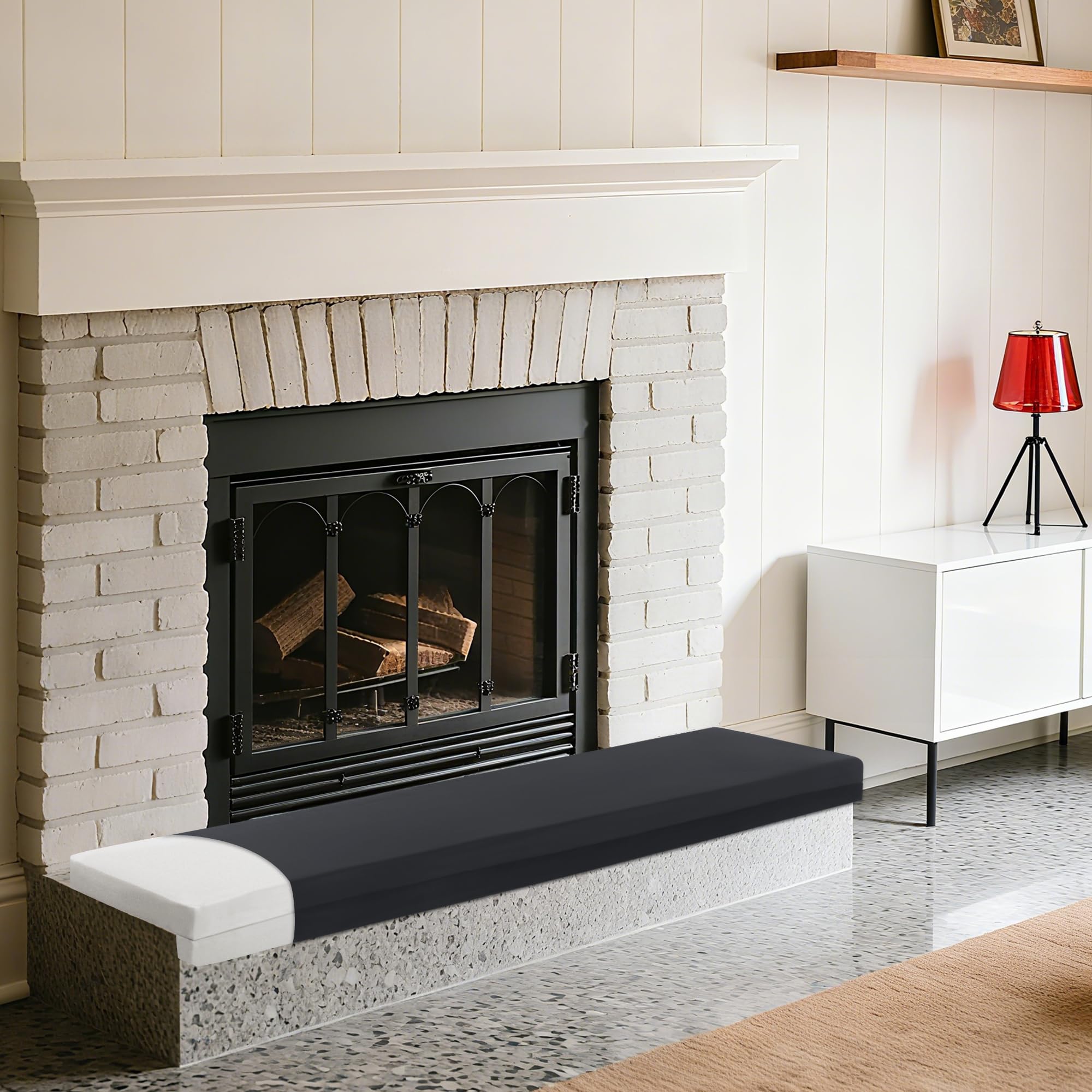 MABOZOO 2-inch thick cushion shows dense foam for edge protection and soft seating.