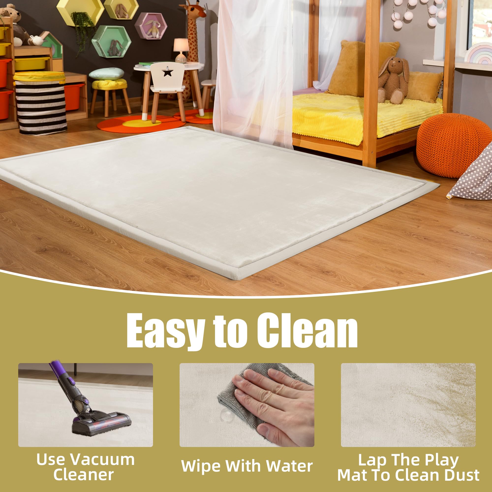 MABOZOO multi-purpose mat serves as baby play mat and more.