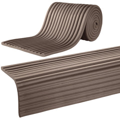 MABOZOO walnut-seat-edge-cushion closeup shows soft edge protection for kids.