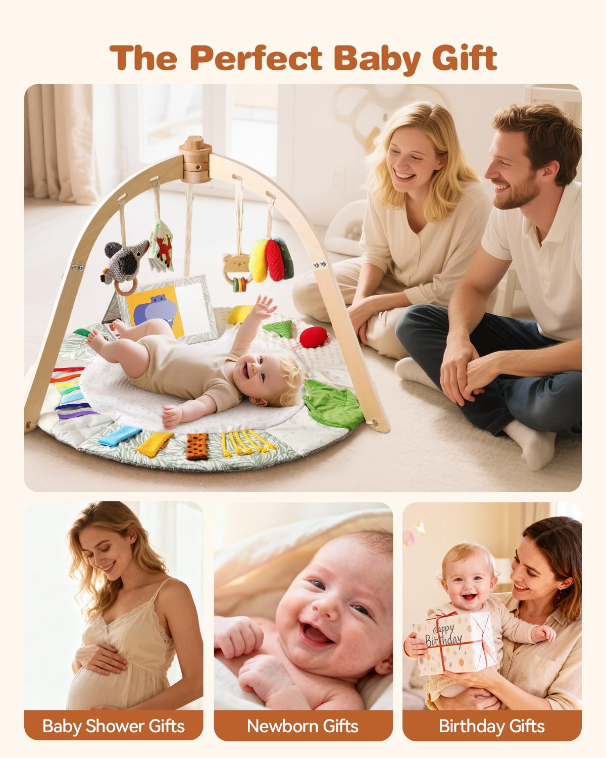 Macabaka cloth book toy supports tactile exploration and focus.