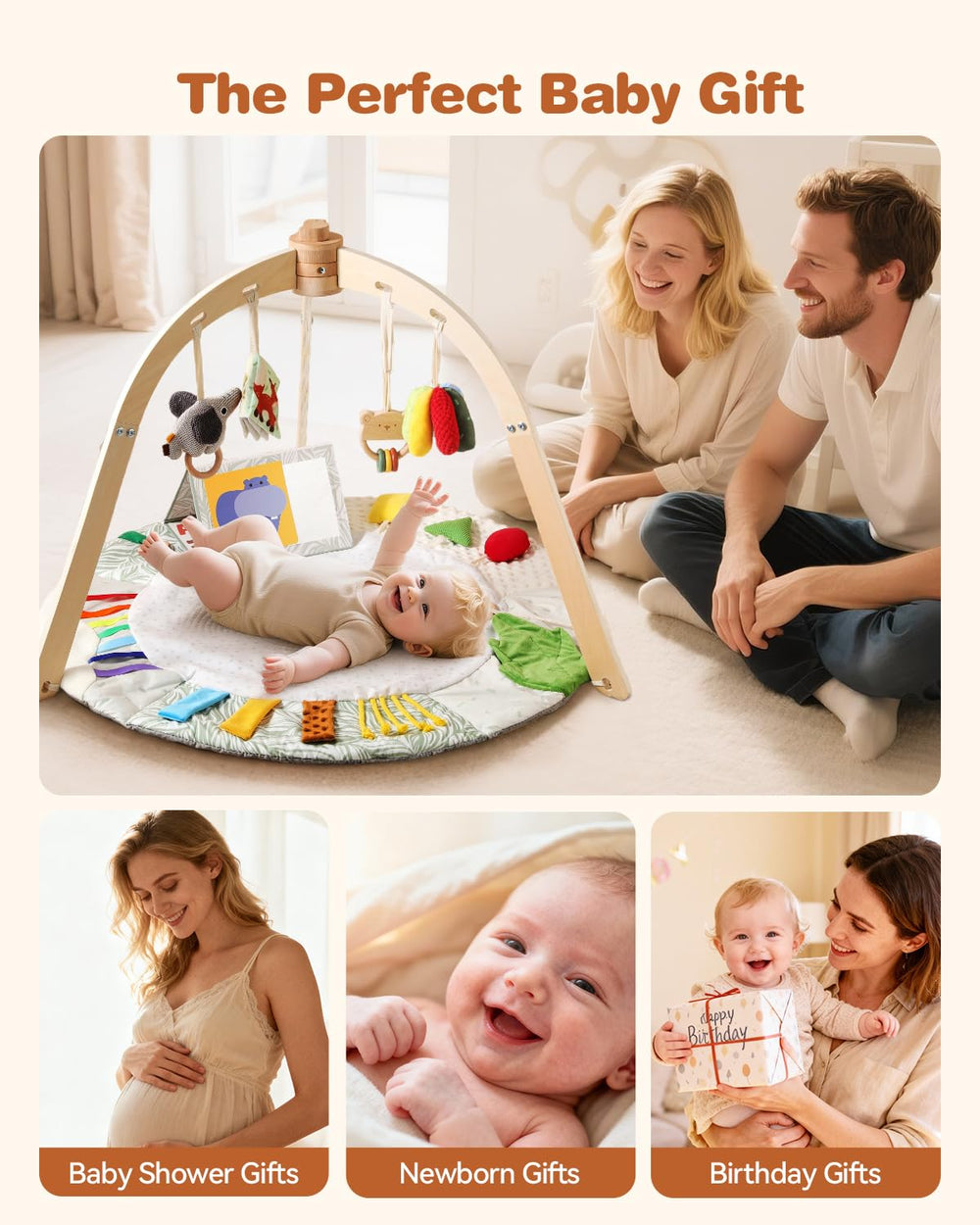 Macabaka cloth book toy supports tactile exploration and focus.