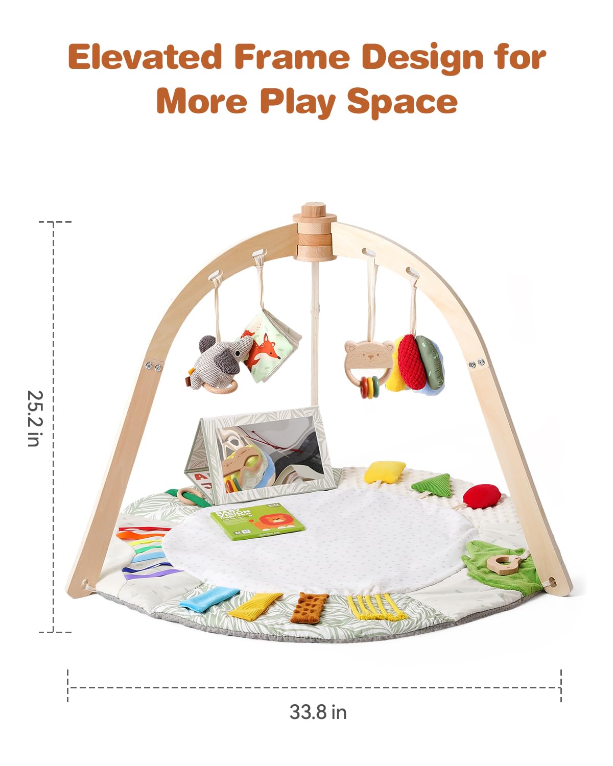 Macabaka foldable frame enables easy storage after playtime.