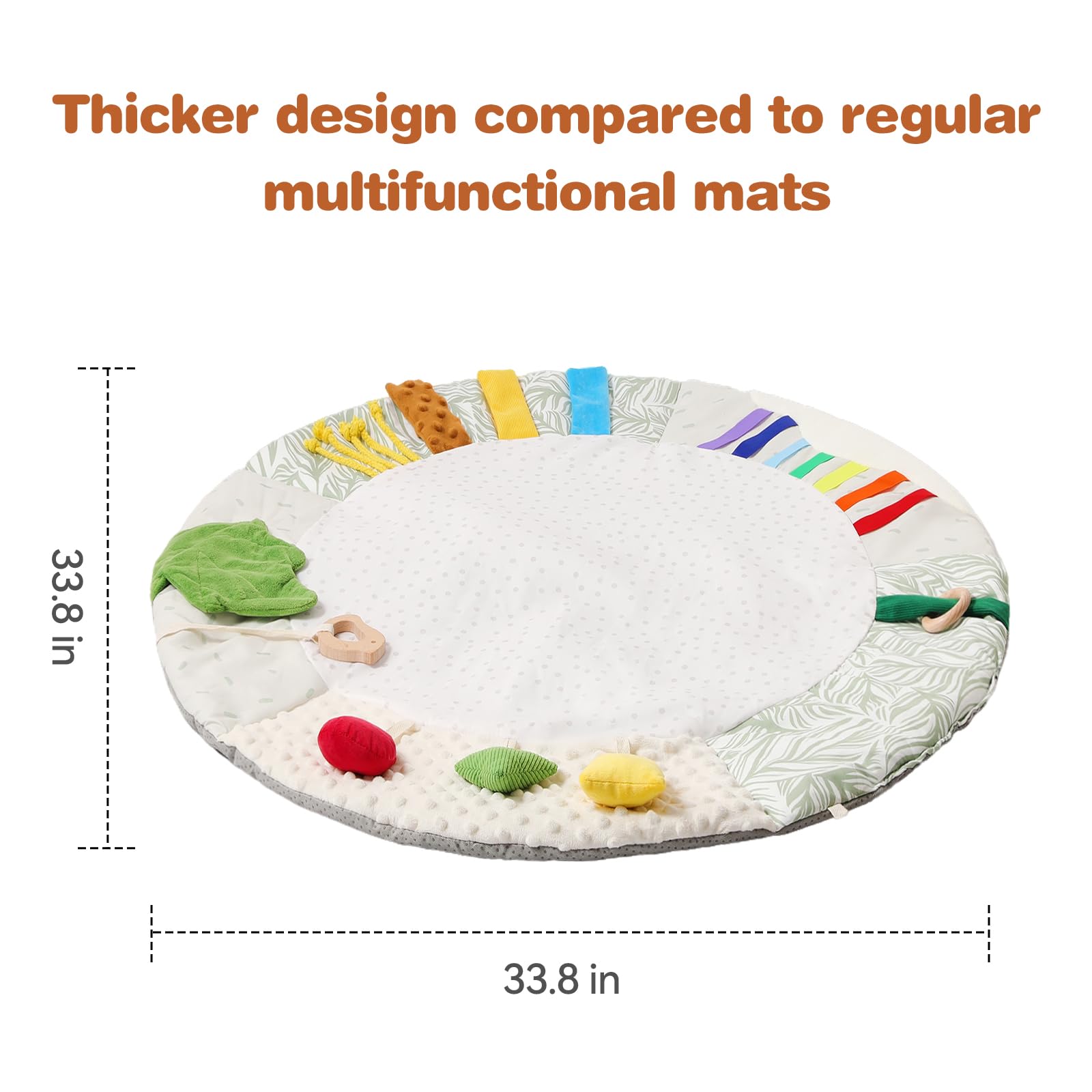 Macabaka montessori baby play mat gift-ready nursery addition and sensory gift.