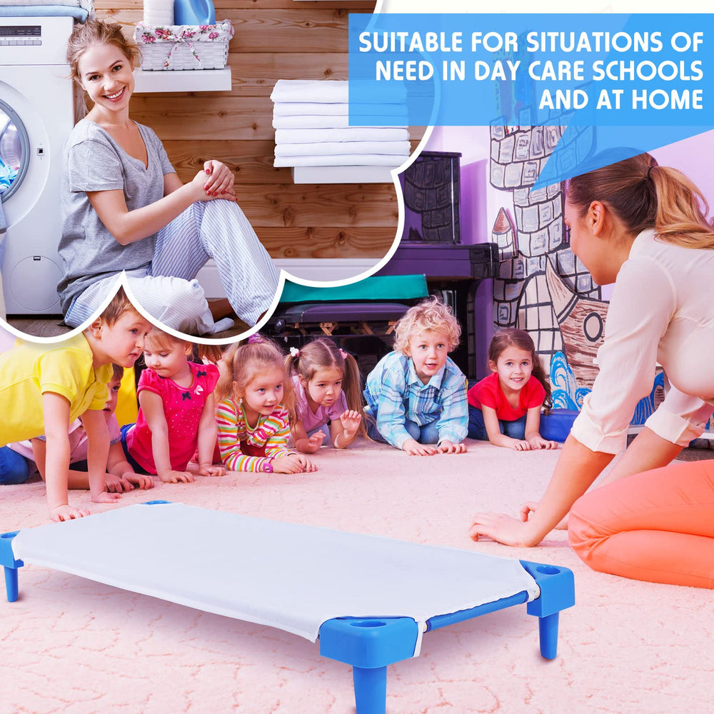 Macarrie machine-washable daycare cot sheets for simple care