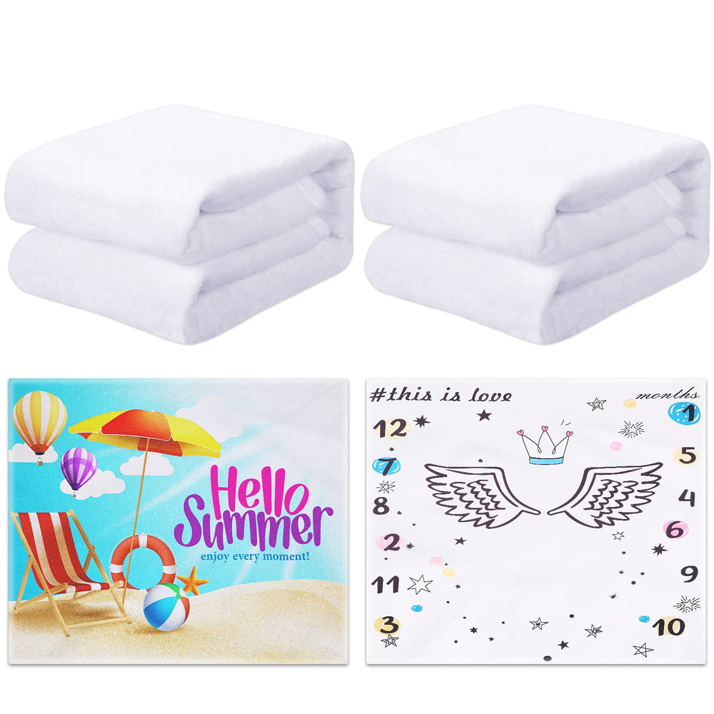 Macarrie sublimation blanket baby swaddle 30x40 laid flat for easy DIY designs