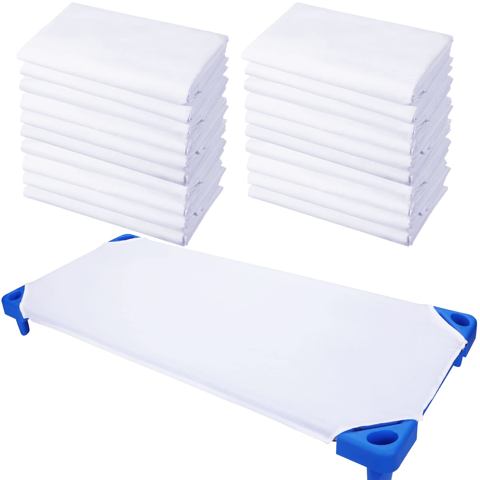Macarrie travel-friendly cot sheets compress and dry quickly on the go.