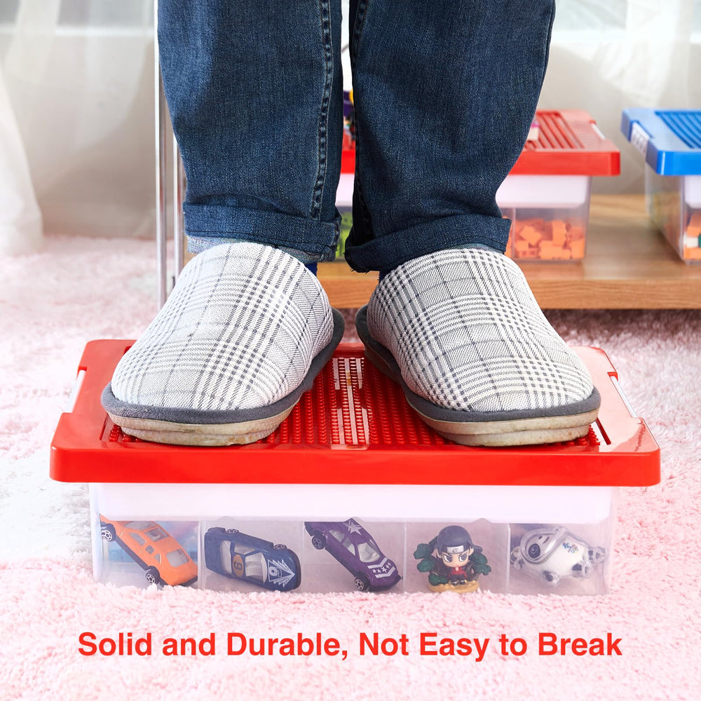 MACOPRO 30-compartment design enables color- and size-based brick organization.
