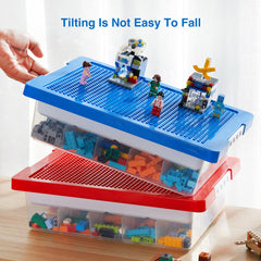 MACOPRO 30-compartment organizer keeps colors separated for faster building sessions.