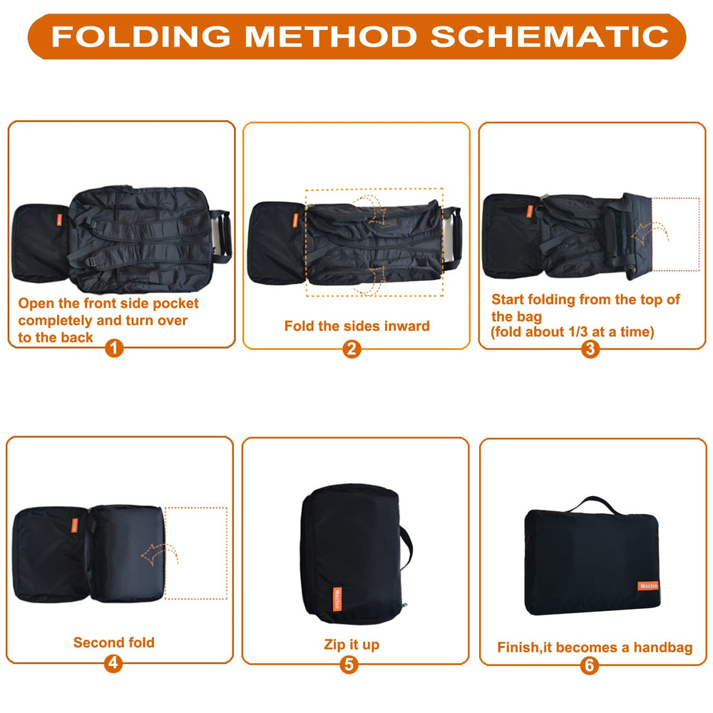 Mactso stroller travel bag compressible pouch for compact storage.