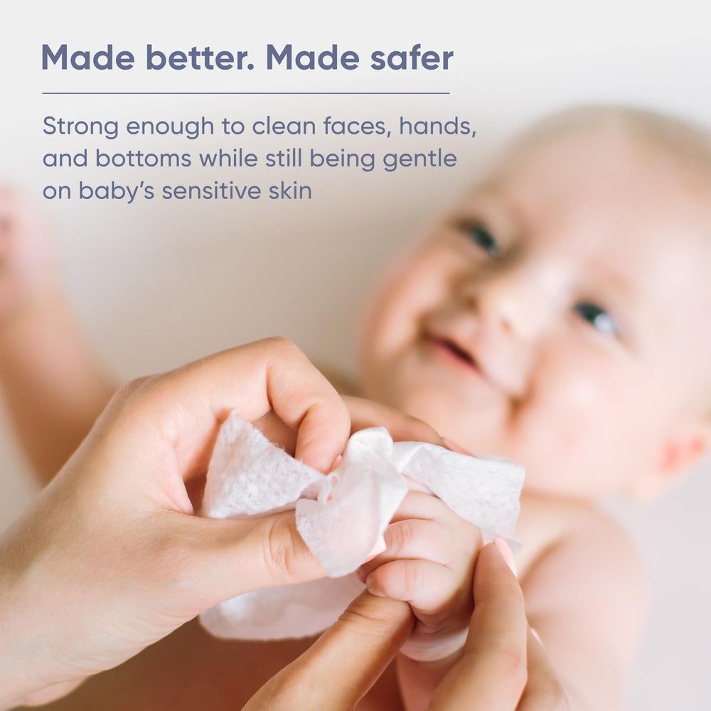 Ingredients graphics highlight 70% organic formula with nourishing oils