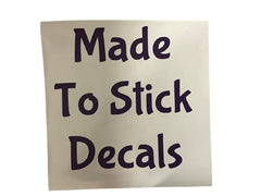 Made To Stick Decals Buzz infinity and beyond close-up showcases precision-cut detail for clean application.