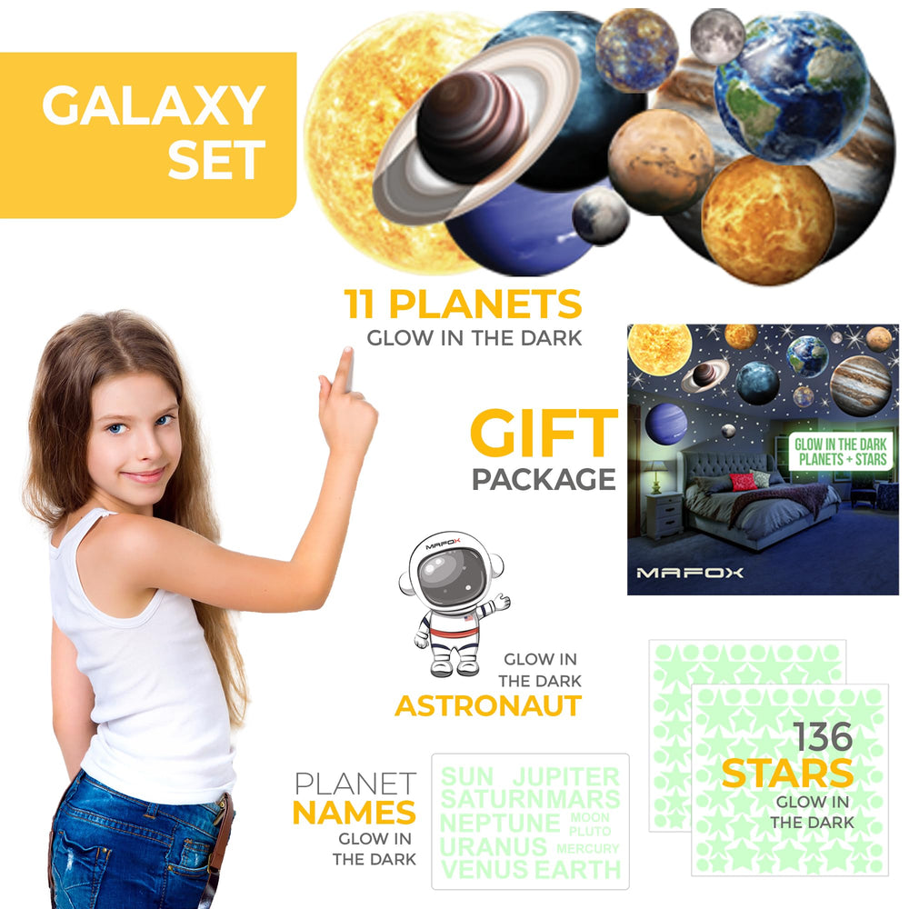 MAFOX Glow Planets bedroom decoration brings adventurous space vibe to bedtime