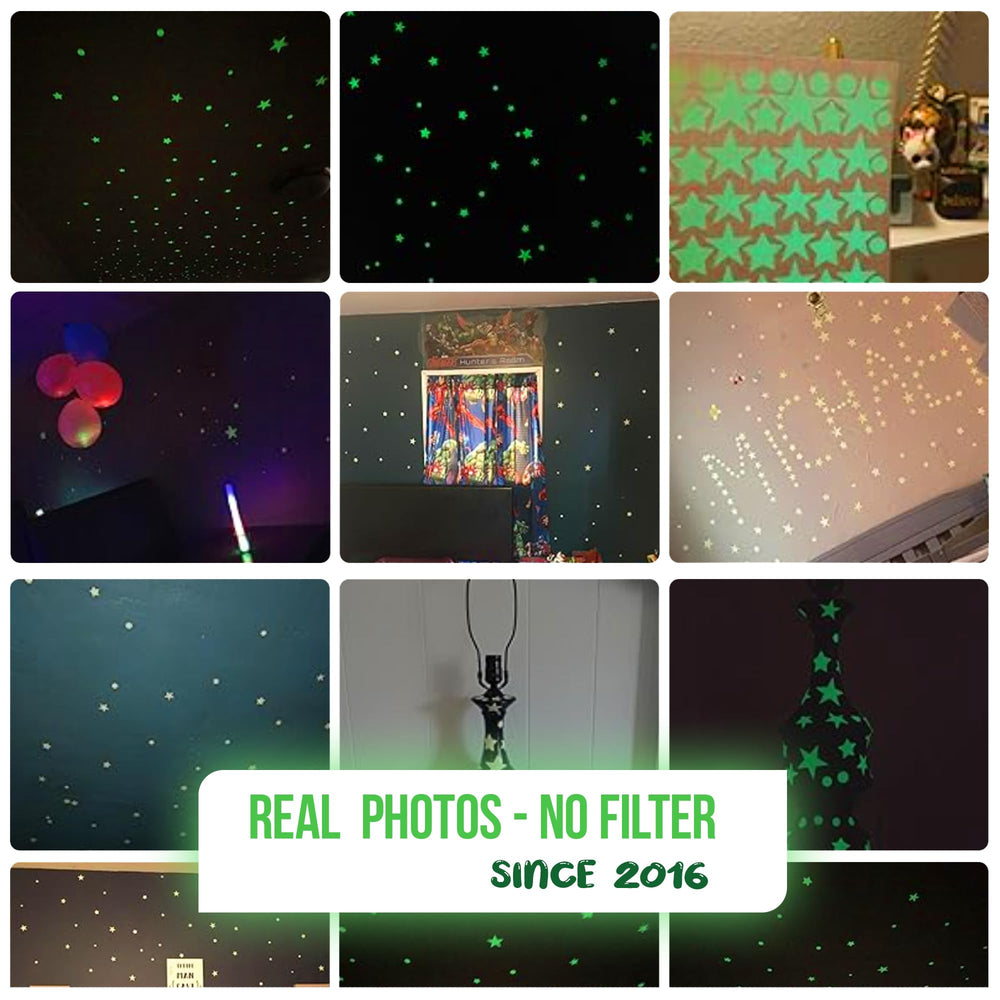 MAFOX glow-stars ceiling decals brighten walls and spark curiosity about astronomy