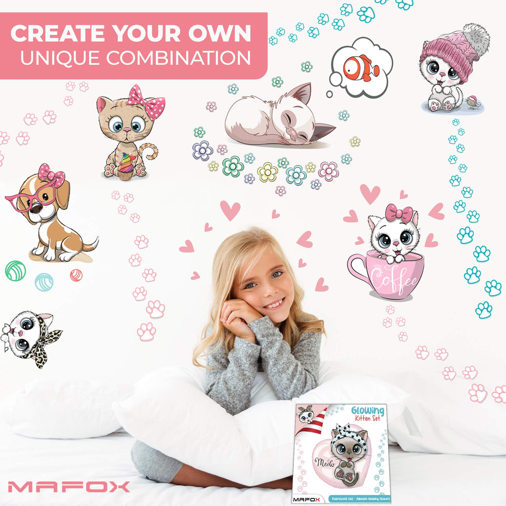 MAFOX glow-sticker-easy-remove helps quick decor changes