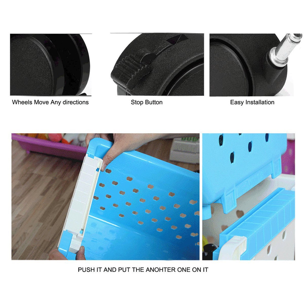 MAGDESIGNER Bright odor-free plastic construction emphasizes safety for children