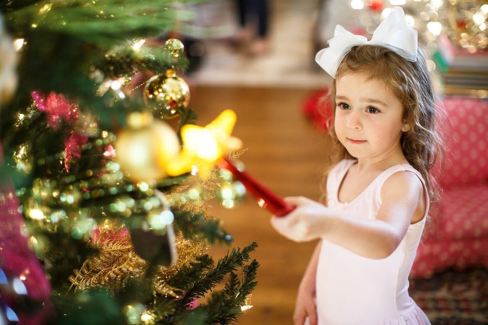 Magic Light Wand night-time setup provides cozy illumination and gentle chime.