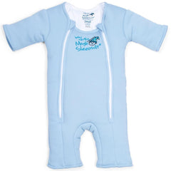 Magic Sleepsuit Merlin's cotton swaddle transition shows back-sleep support for calm naps