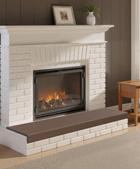 Magicheap fireplace baby proofing pad covering brick fireplace for safe play.