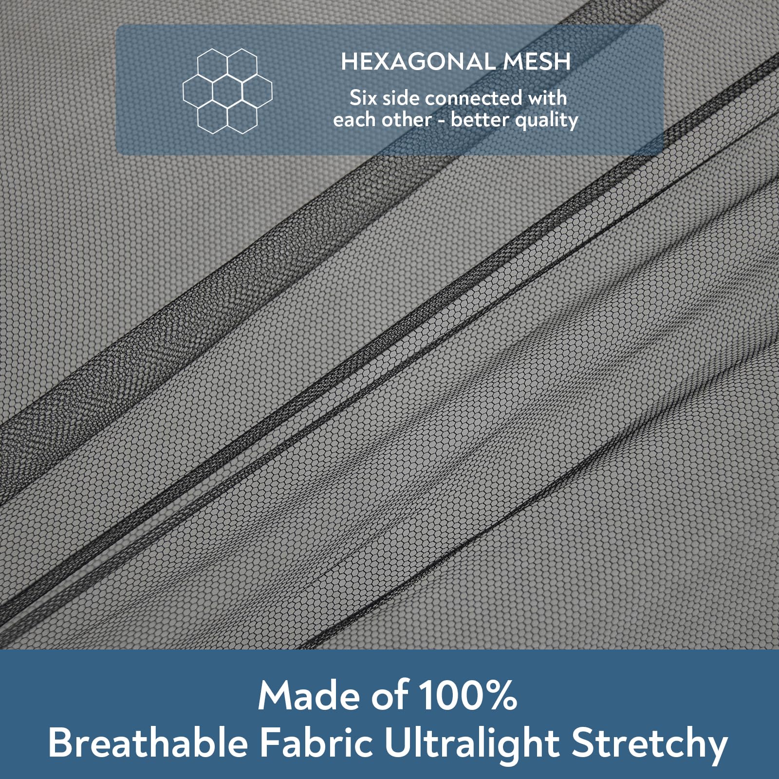 Magik & Kover mini crib net supports cool, breathable sleep with bug protection.