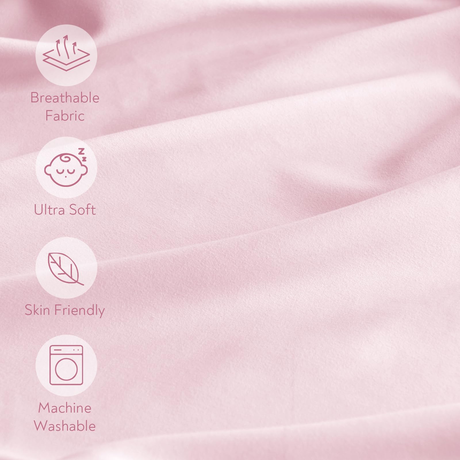 Magik & Kover crib sheets on standard mattress with snug elastic fit.