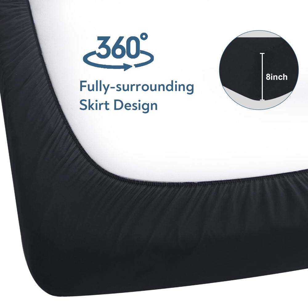 Magik & Kover easy-care, two-pack storage and travel-ready sheets