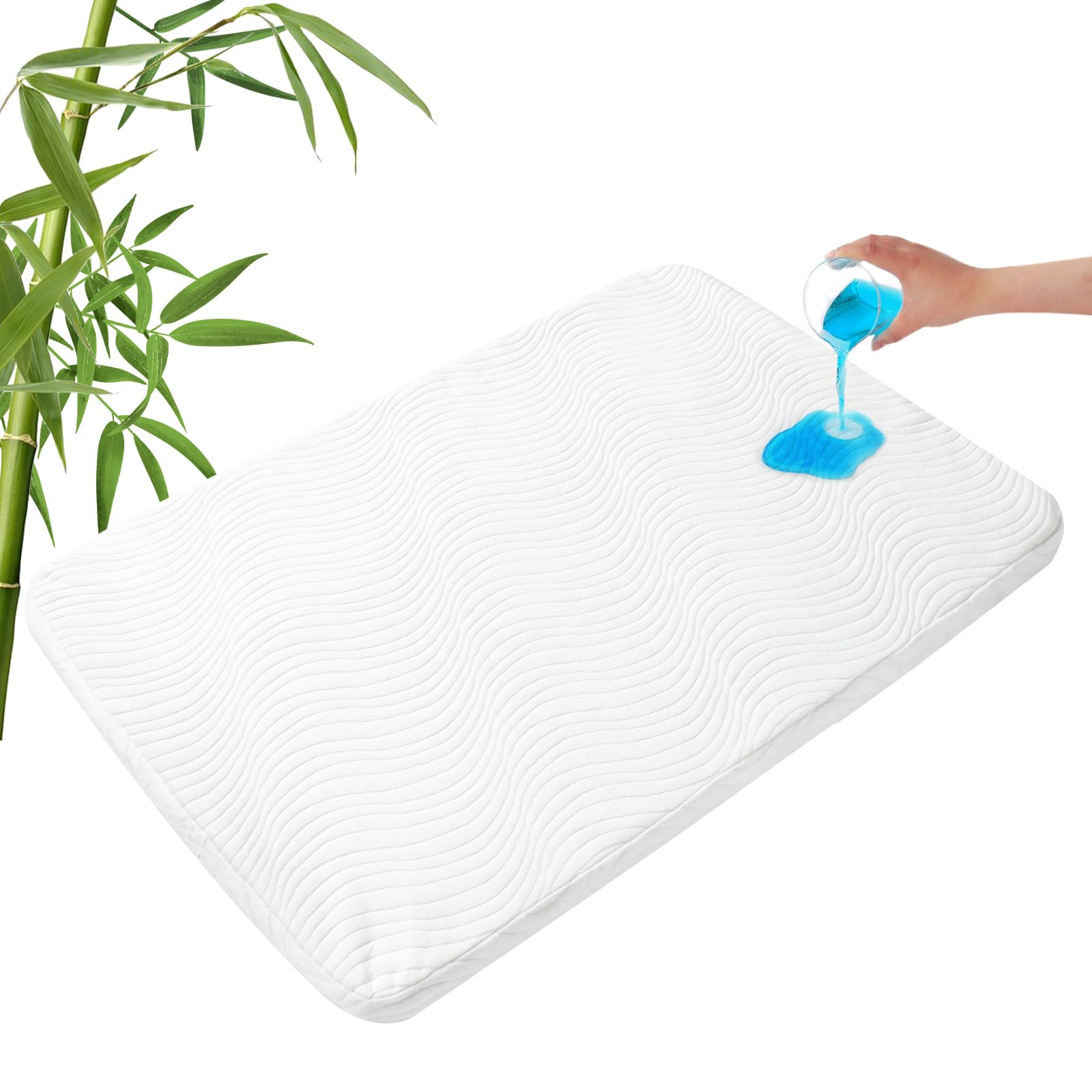 Magik & Kover Pack N Play Mattress 38x26 fit shows secure fit for playards