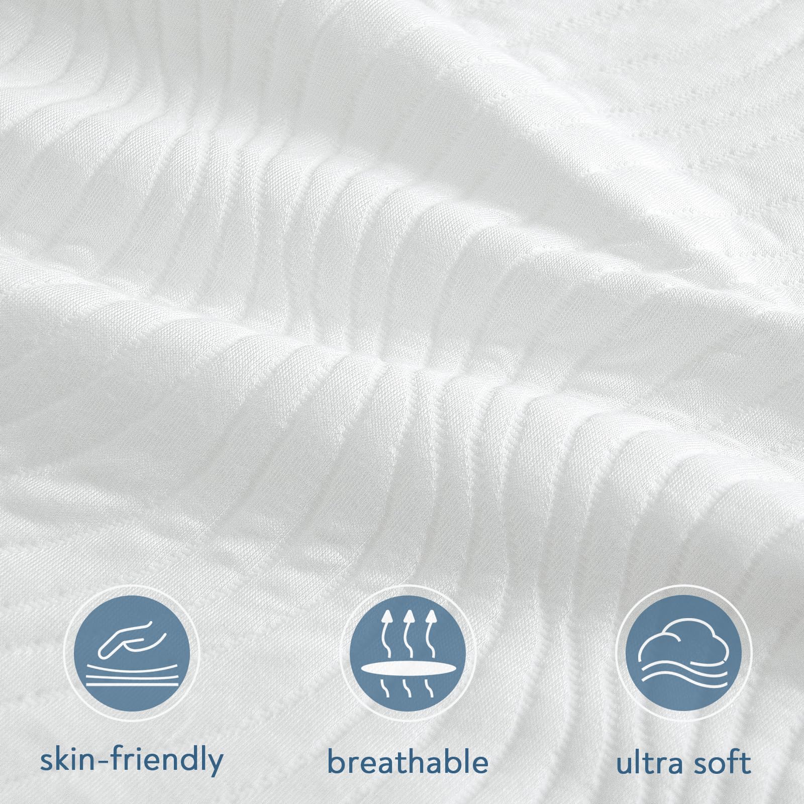 Magik & Kover Pack N Play Mattress non-slip bottom dots keeps pad steady
