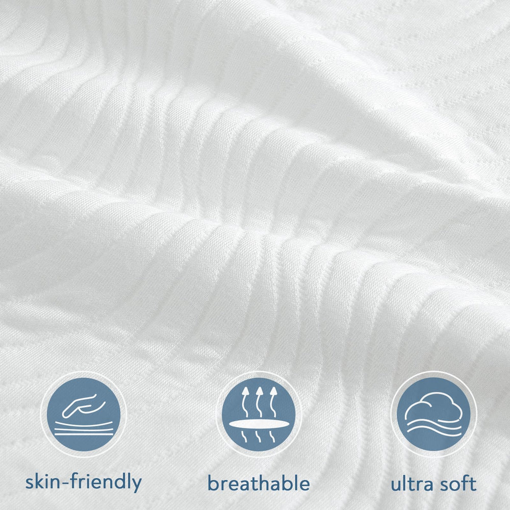 Magik & Kover Pack N Play Mattress non-slip bottom dots keeps pad steady