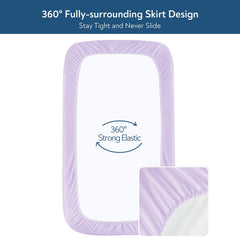 Magik & Kover pink-purple colorway fits girls' playards with cozy, skin-friendly feel