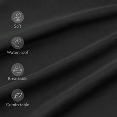Magik & Kover soft breathable fabric closeup emphasizing gentle touch on sensitive skin