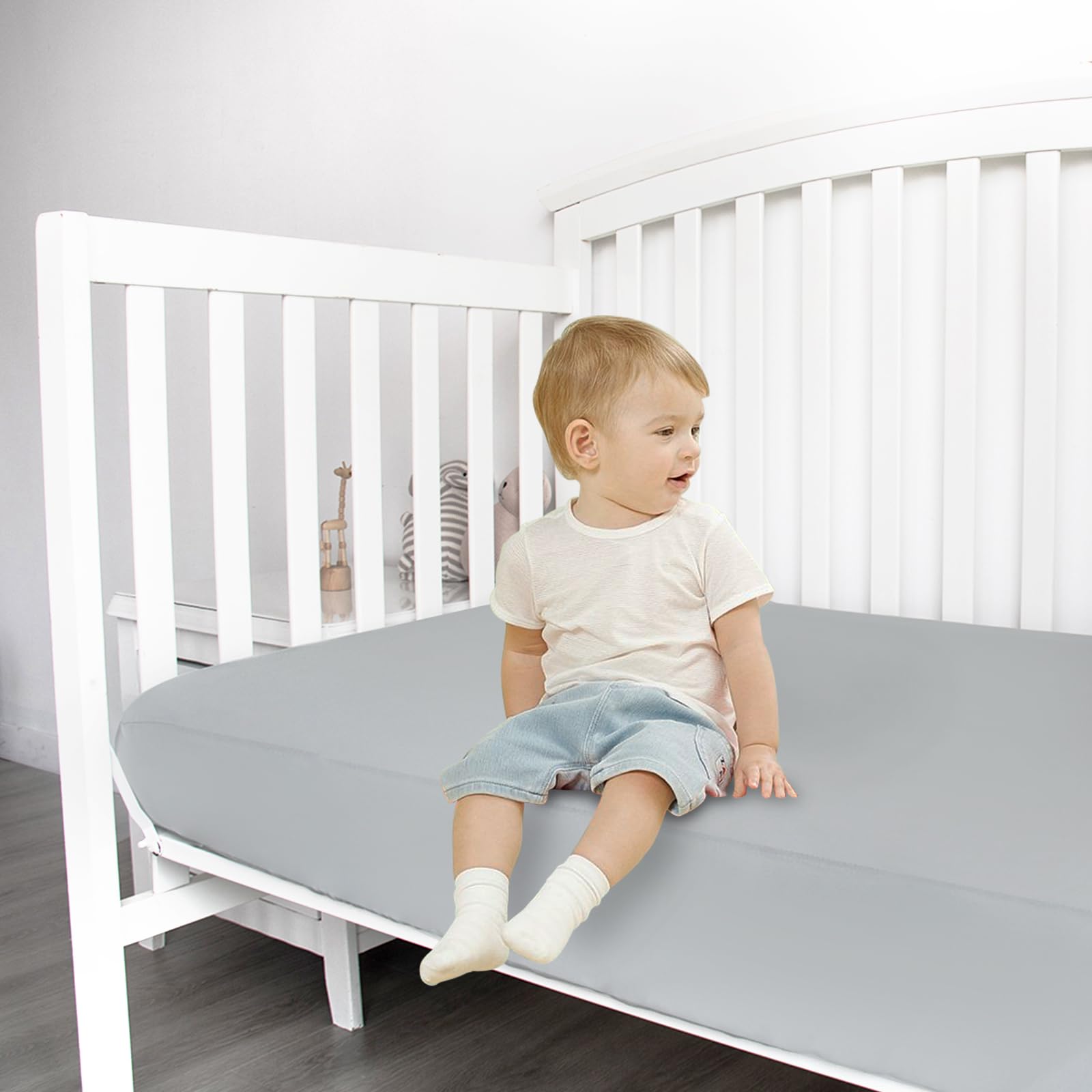 Magik & Kover four-pack crib sheets ready for busy families