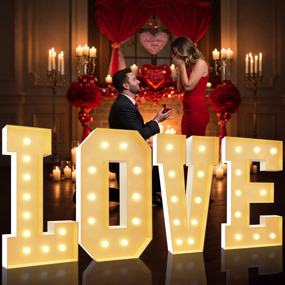 MagiKidz nursery marquee letter glowing softly as nightlight.