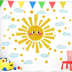 MagiMural Nursery Wall Art Kit brings cheerful color to baby rooms.
