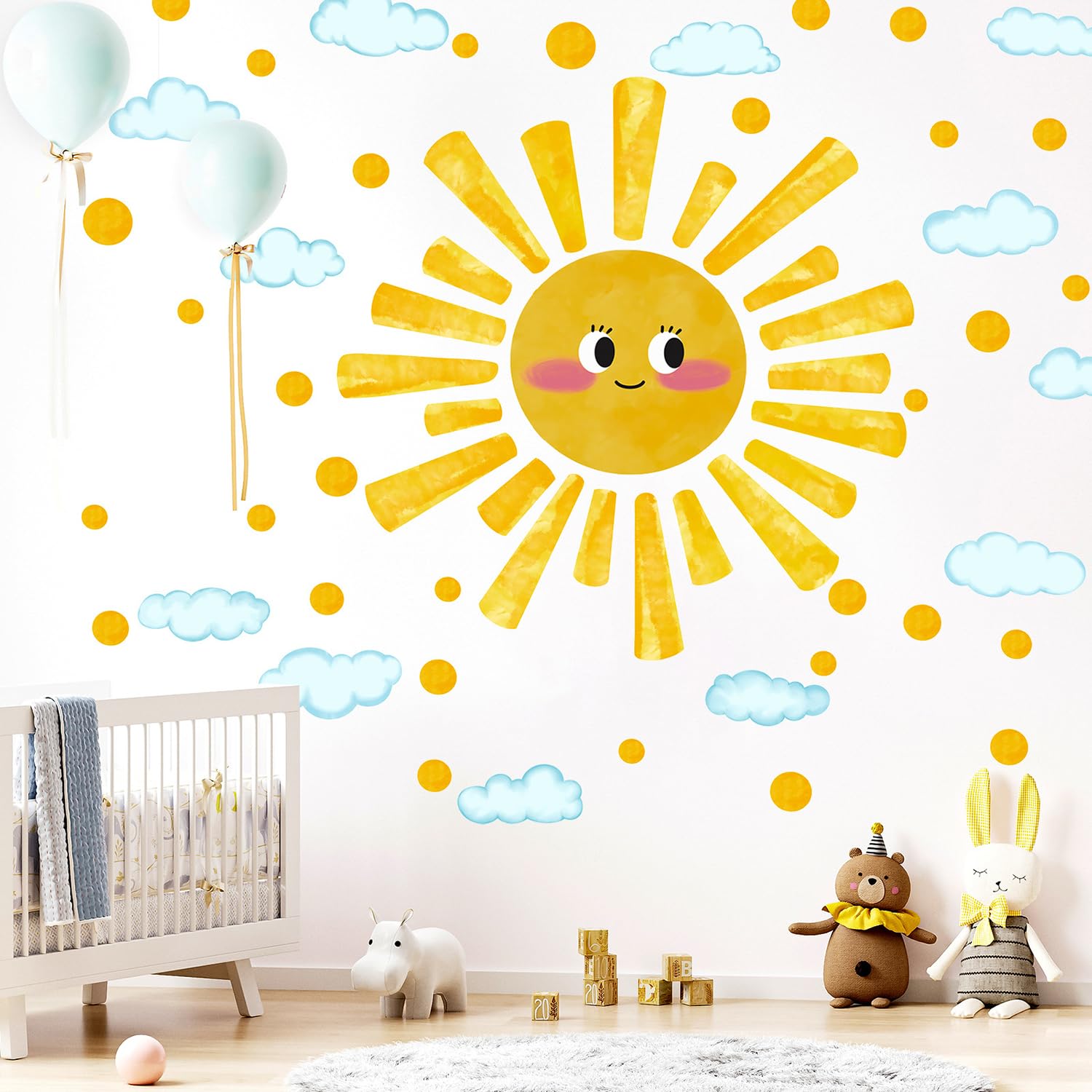 MagiMural Peel-and-Stick wall decals cling easily to clean surfaces without mess.