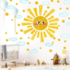 MagiMural Peel-and-Stick wall decals cling easily to clean surfaces without mess.