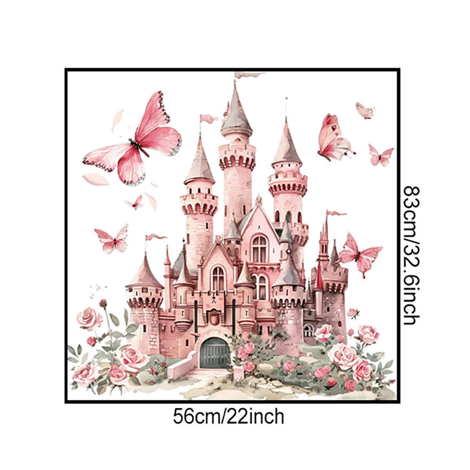 MagiMural watercolor-style decal delivers vibrant art on walls with durable waterproof vinyl.