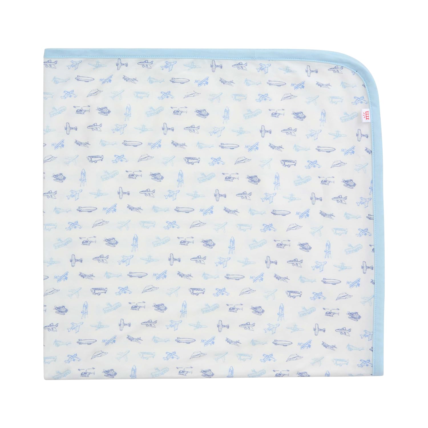 Magnetic Me modal soothing swaddle airplanes design offers lightweight comfort for on-the-go use