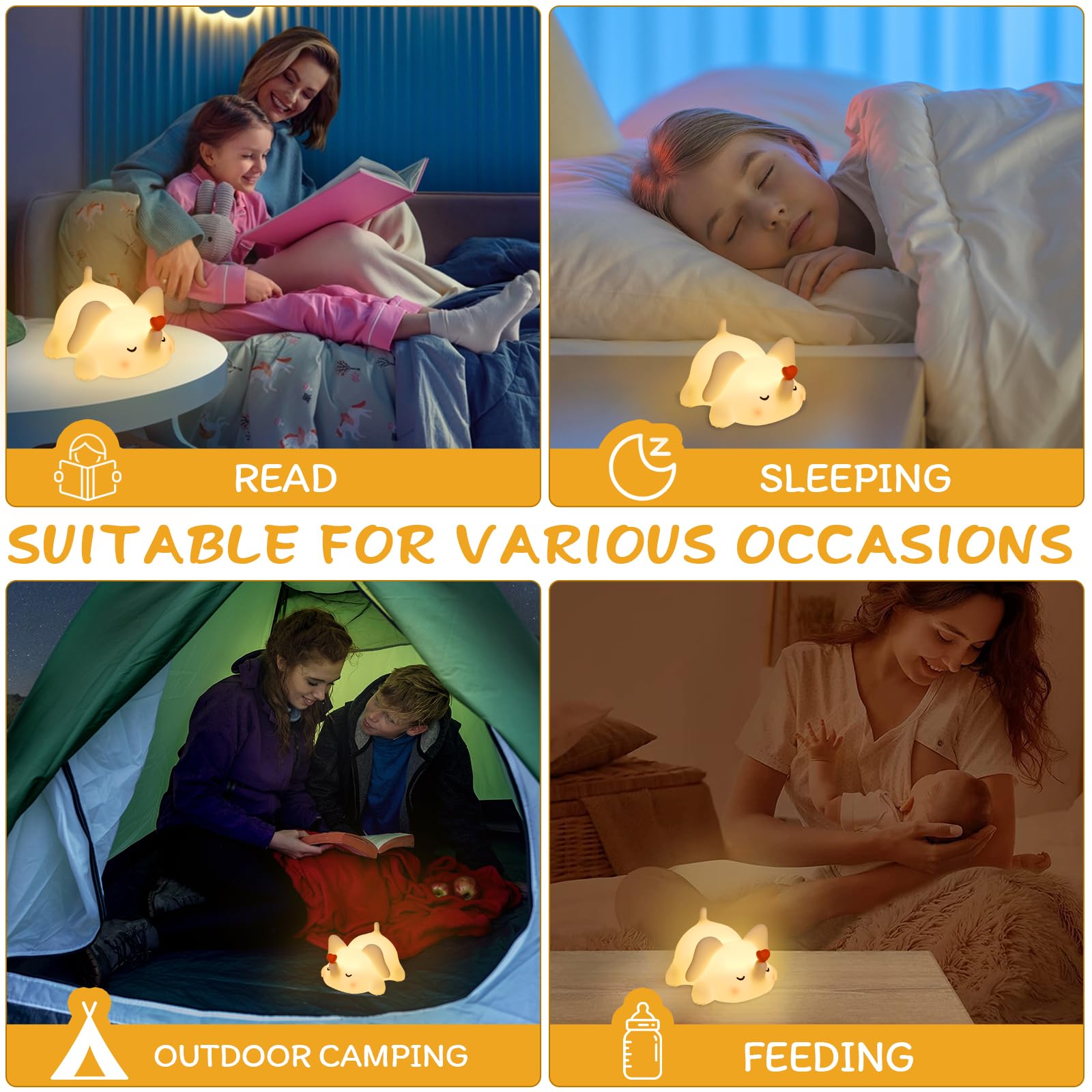 MAGOHMT BPA-free silicone construction keeps rooms safe and comfy for children.