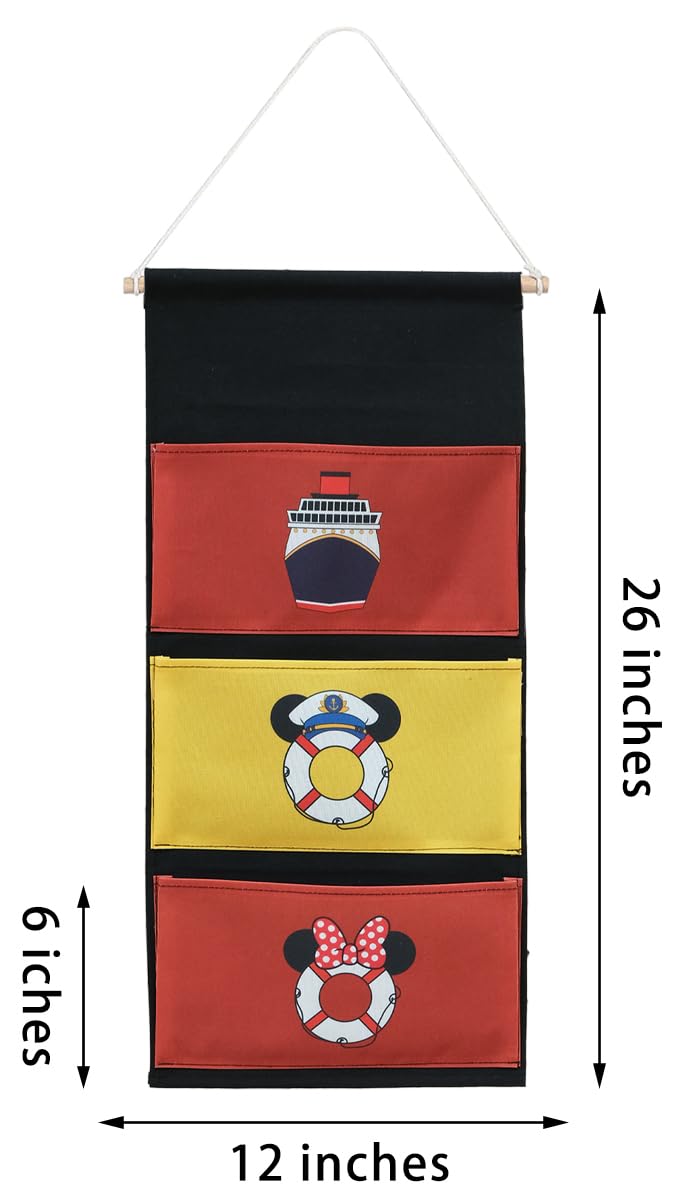Magopera DCL door hanger close-up stitching detail and durable fabric