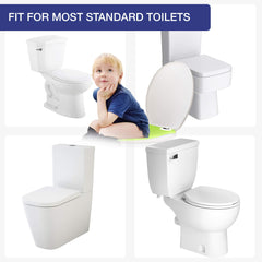 MAGTiMES Portable Folding Potty Seat for Kids – Non-Slip Silicone, Travel Green
