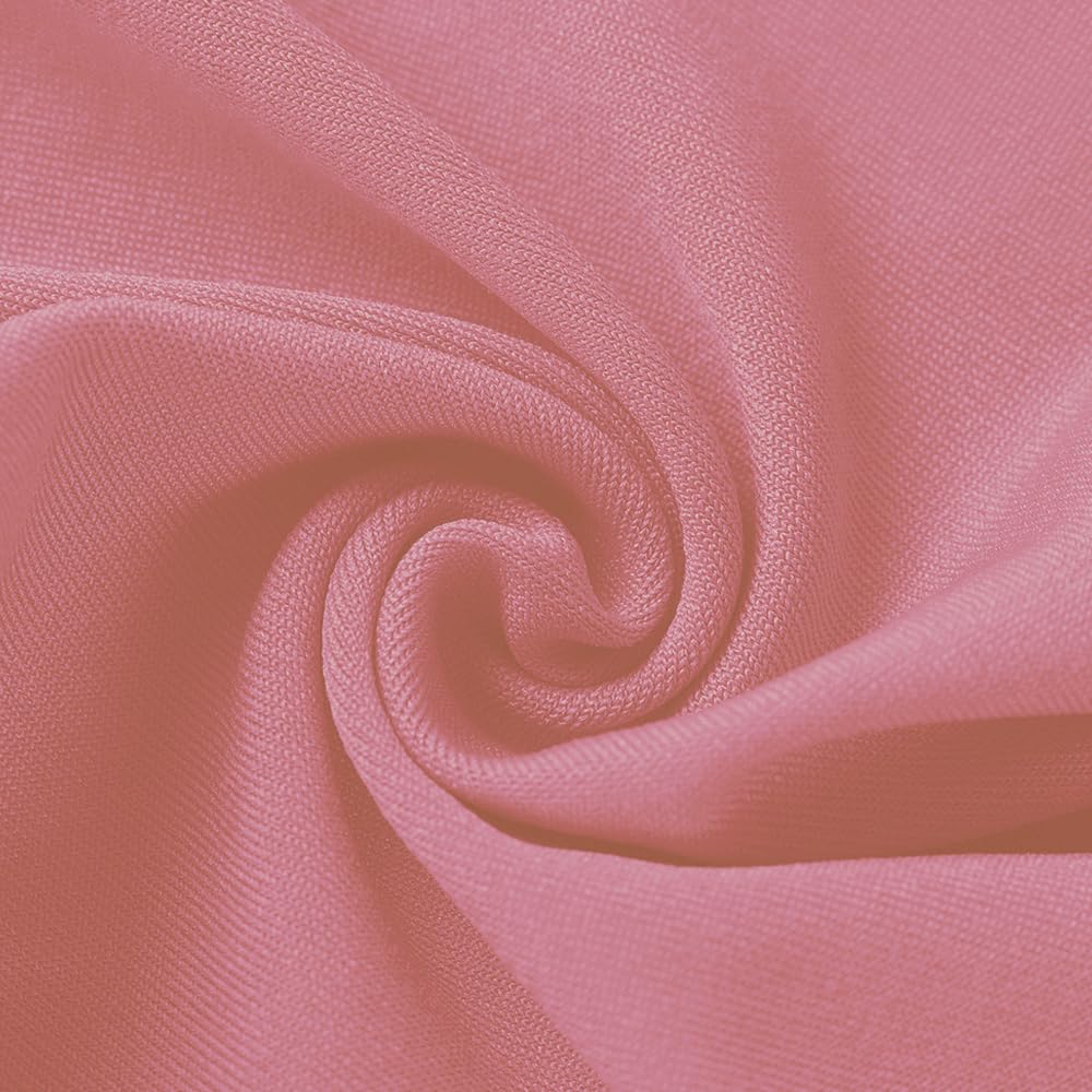 Color-rich dusty pink sash adds vibrant accents to banquet tables.
