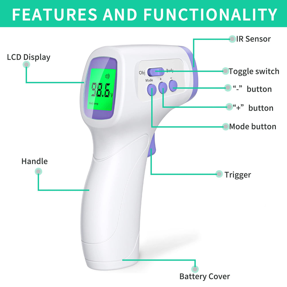 maguja-friendly design with non-slip grip and easy-to-read display