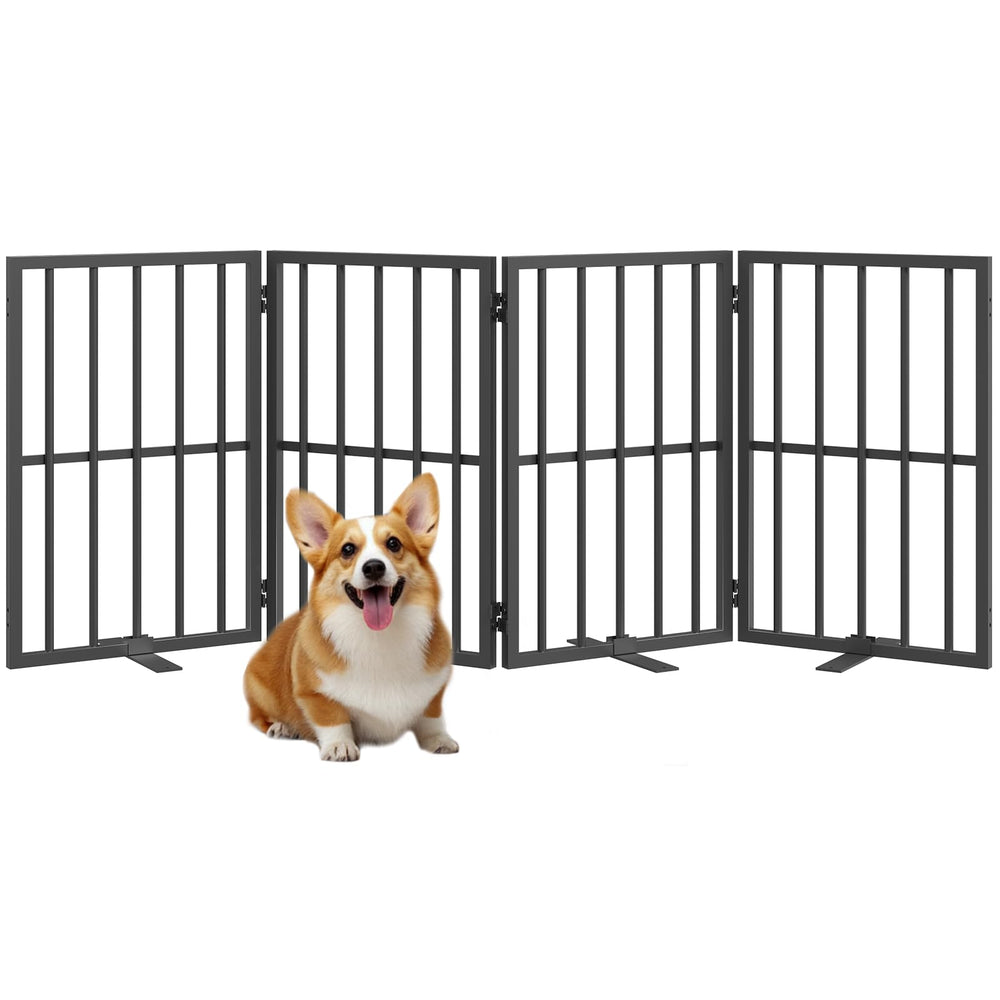MAHANCRIS dog gate folded-storage portable for travel or home